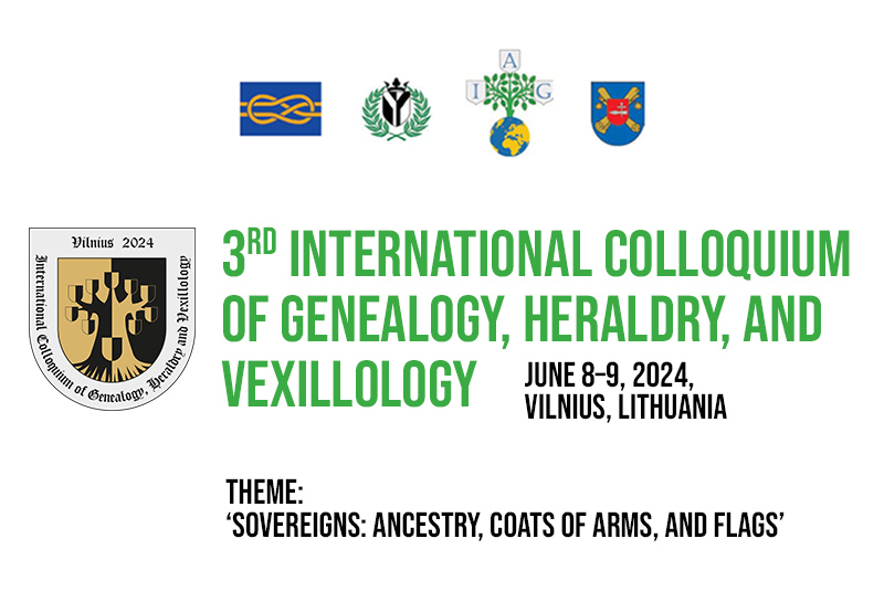 Kviečiame į III tarptautinį kolokviumą „Genealogija, heraldika ir veksilologija“