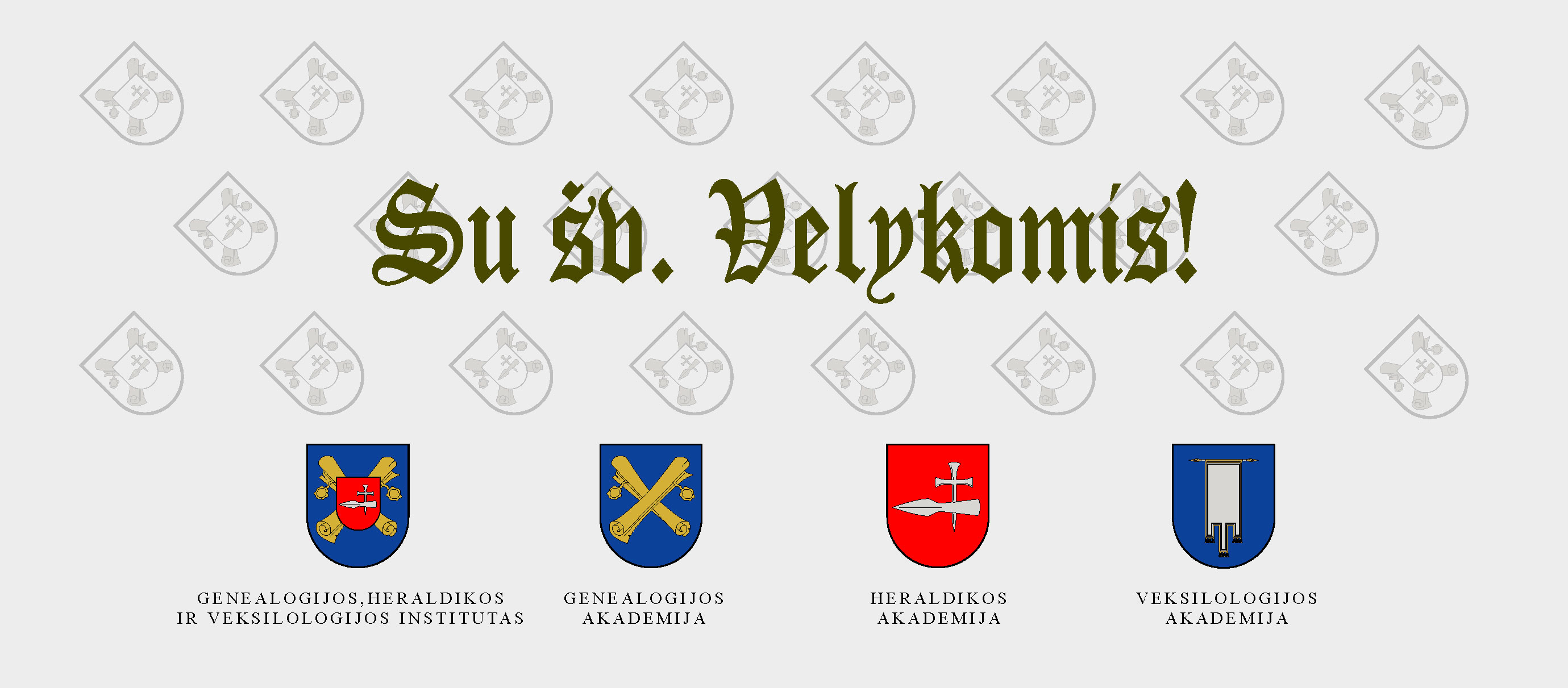 Sveikiname su šv. Velykomis